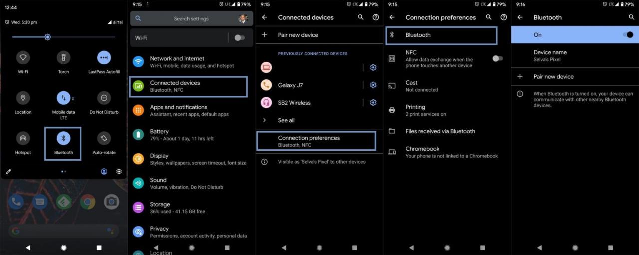 Bluetooth mobiles settings notification androidinfotech How to Fix Bluetooth Issues on Android